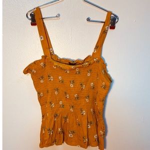 American Eagle Square neck Floral Tank